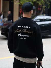 Champions Legacy Relaxed Jumper - Black