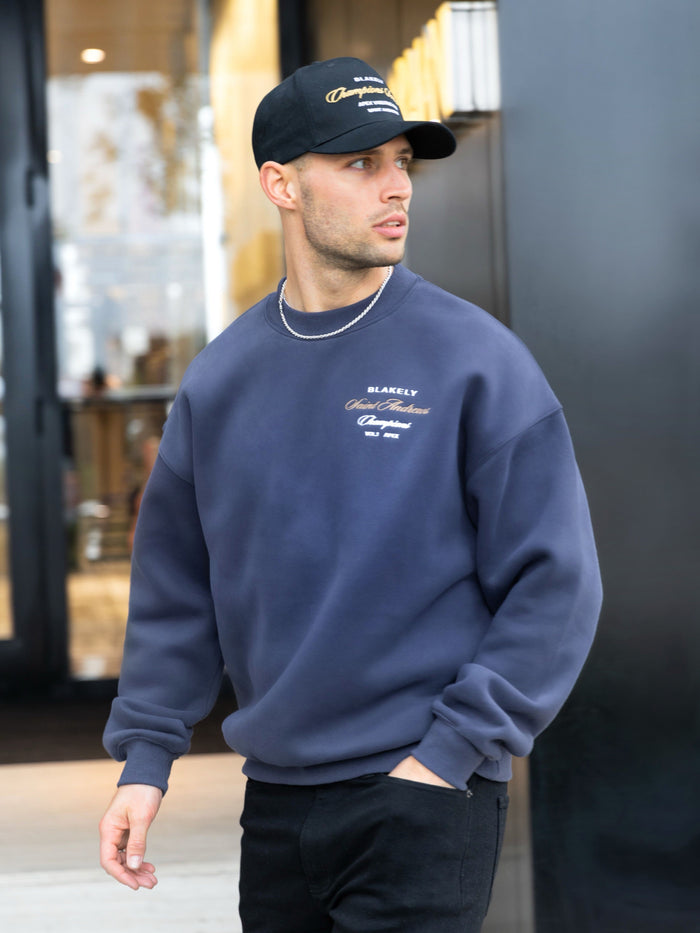 Legacy Relaxed Jumper - True Navy