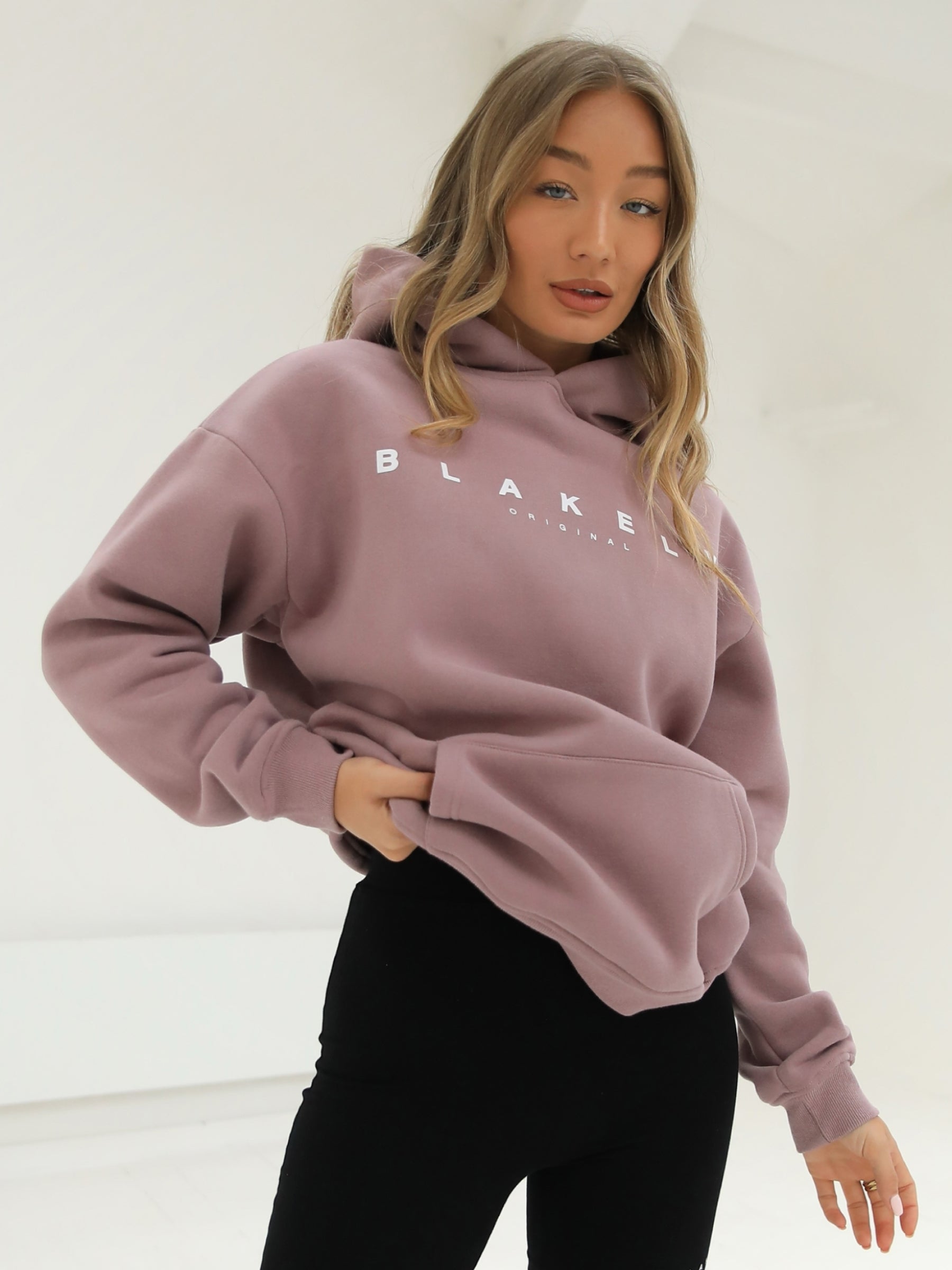 Blakely Clothing Composure Womens Oversized Hoodie - Dusty Pink | Free ...