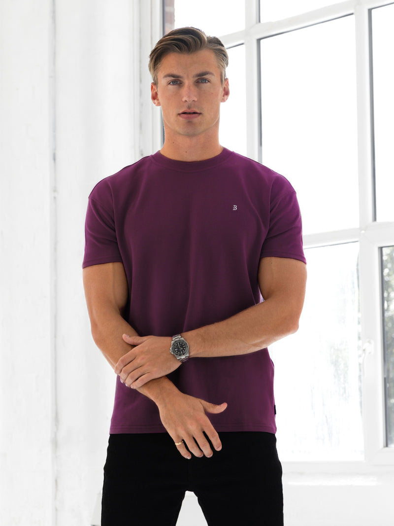Conrad Relaxed Anchor T-Shirt - Bourgogne