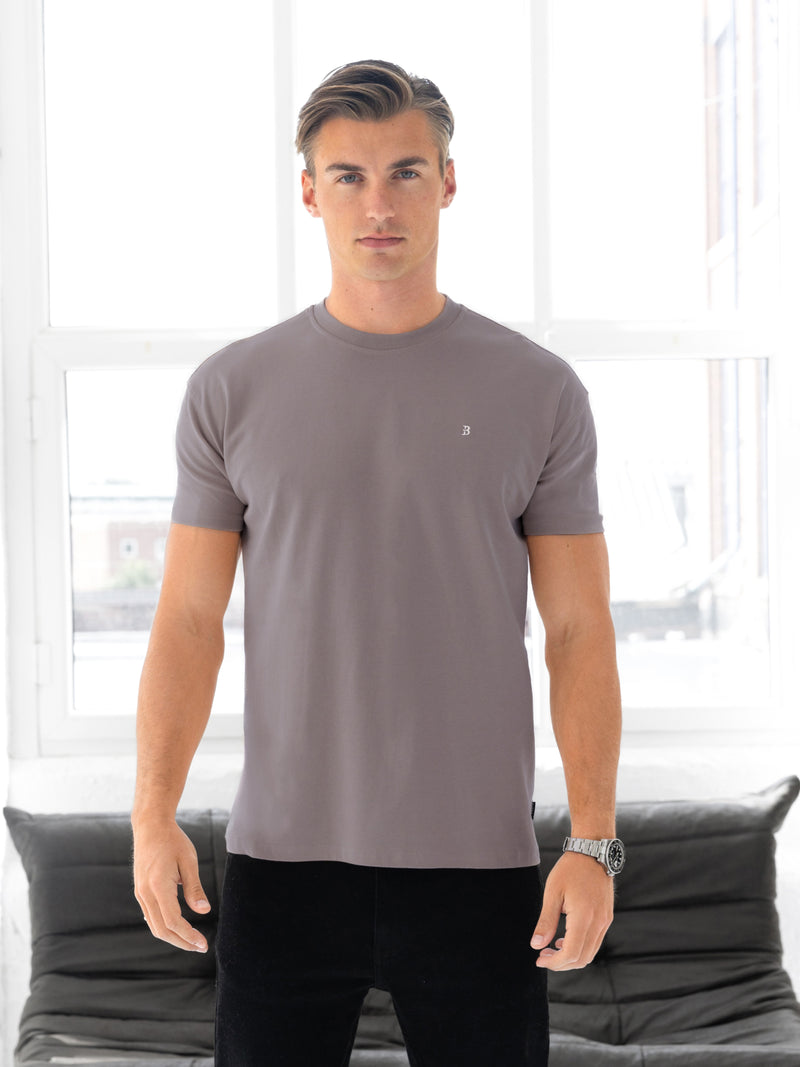 Conrad Relaxed Anchor T-Shirt - Marron clair