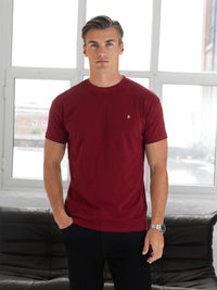 Conrad Relaxed Anchor T-Shirt - Bordeaux