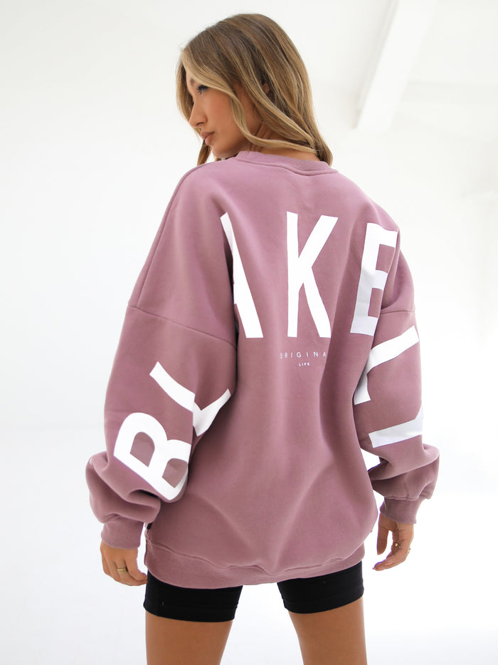 Isabel Oversized Jumper - Dusty Pink