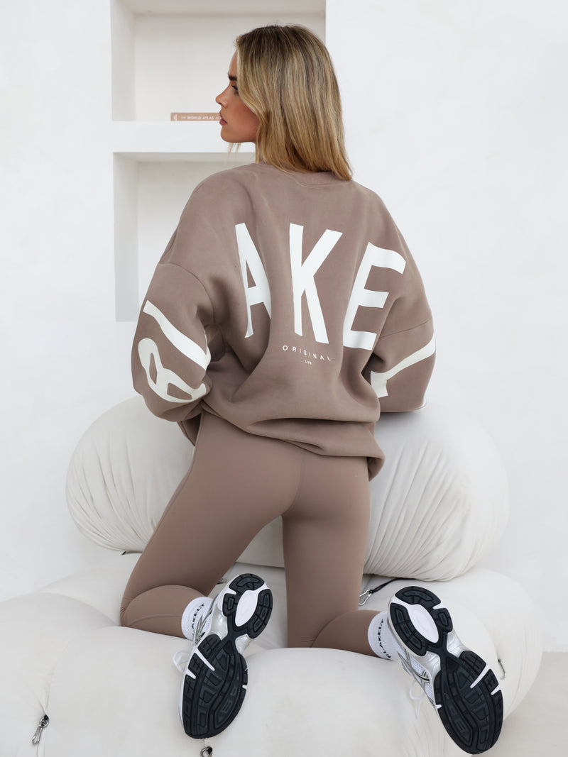 Isabel Oversized Jumper - Sanftes Braun
