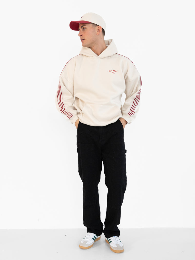 Zayd Relaxed Hoodie - Chalk