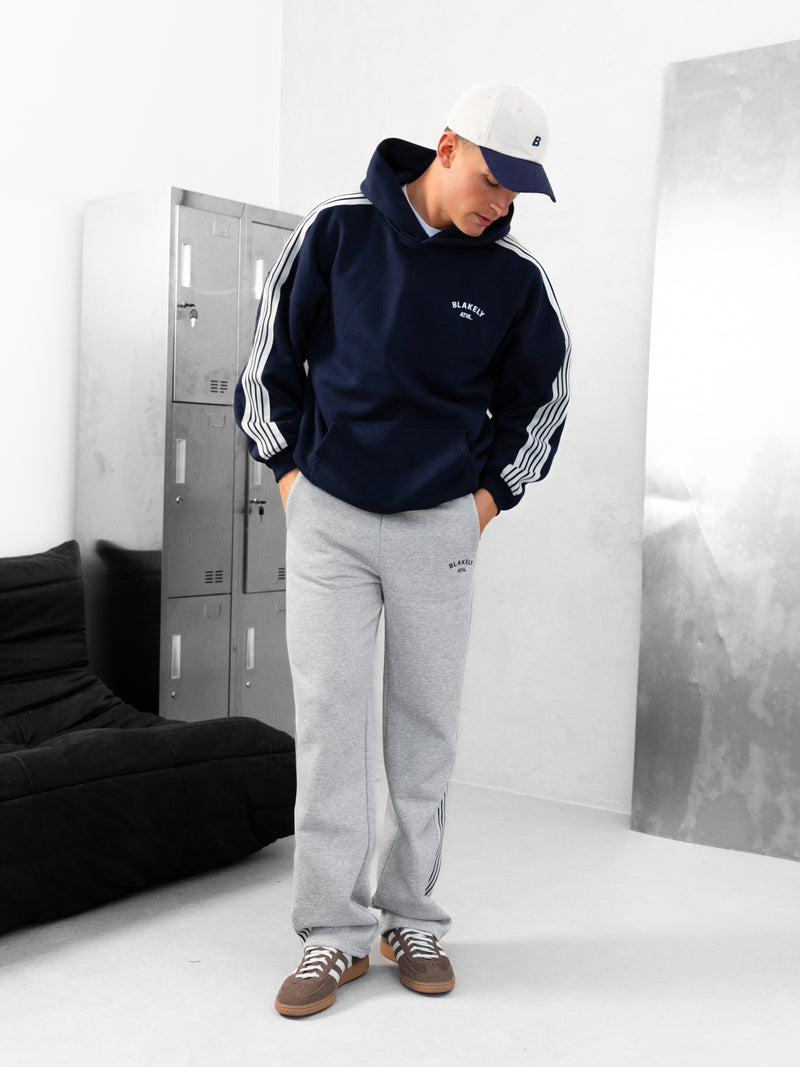 Zayd Relaxed Hoodie - Deep Navy