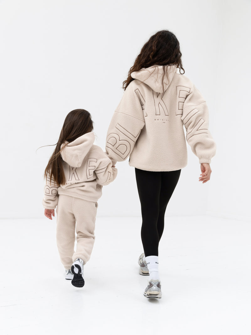 Mini Blakely Borg Sweatpants - Tan