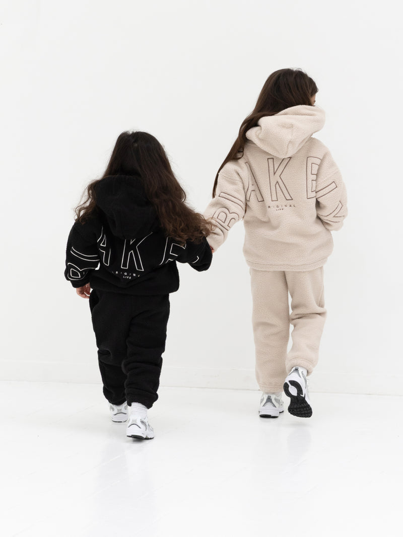 Mini Blakely Borg Sweatpants - Black