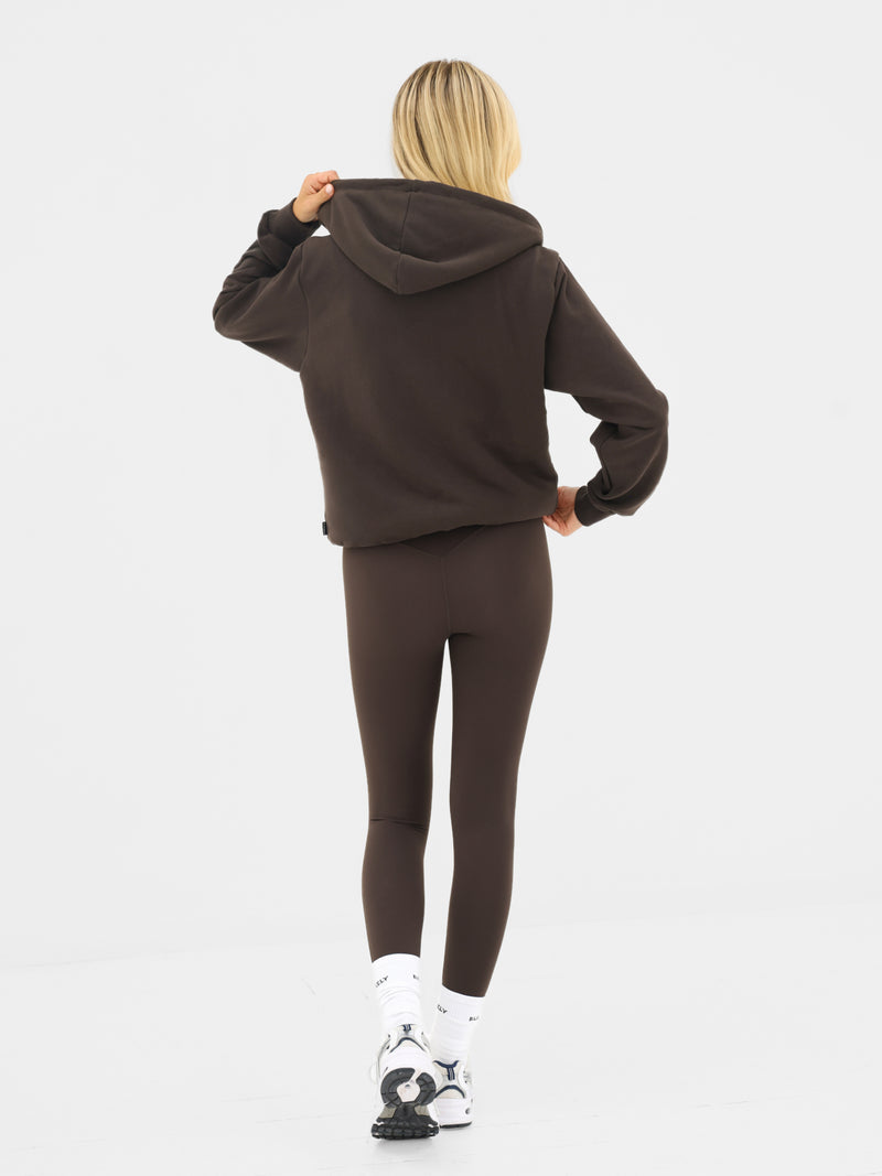 Heritage Full Zip Hoodie - Chocoladebruin