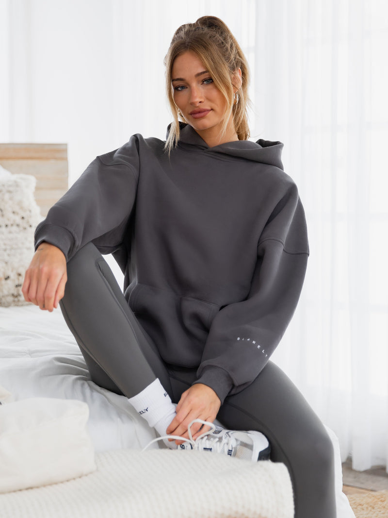 Isabel Hoodie & Leggings Set - Charcoal