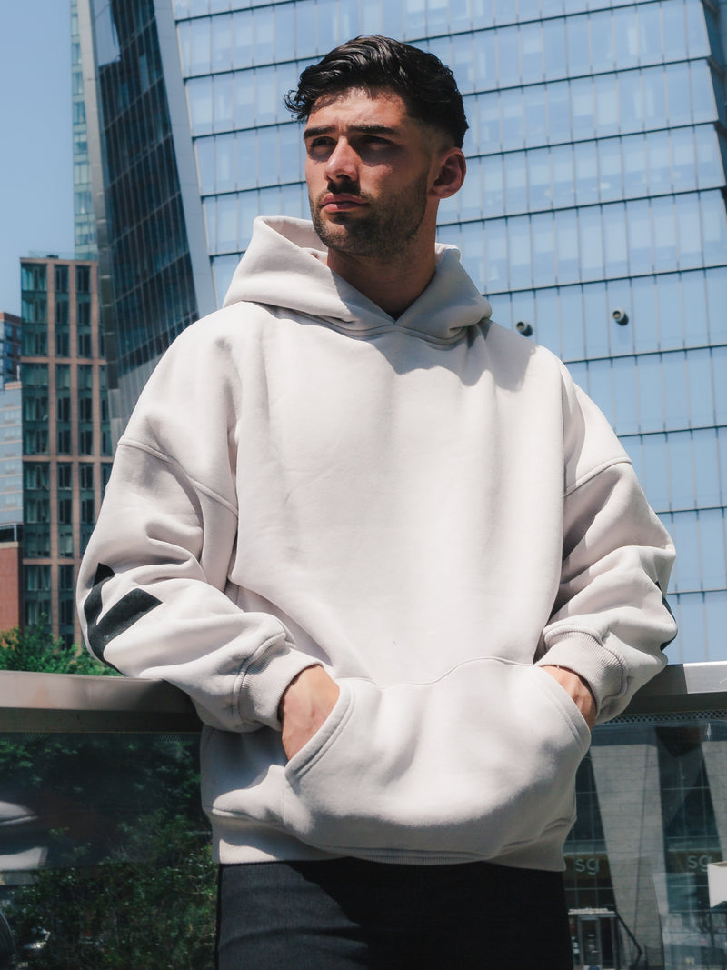 Idris Oversized Hoodie - Stone