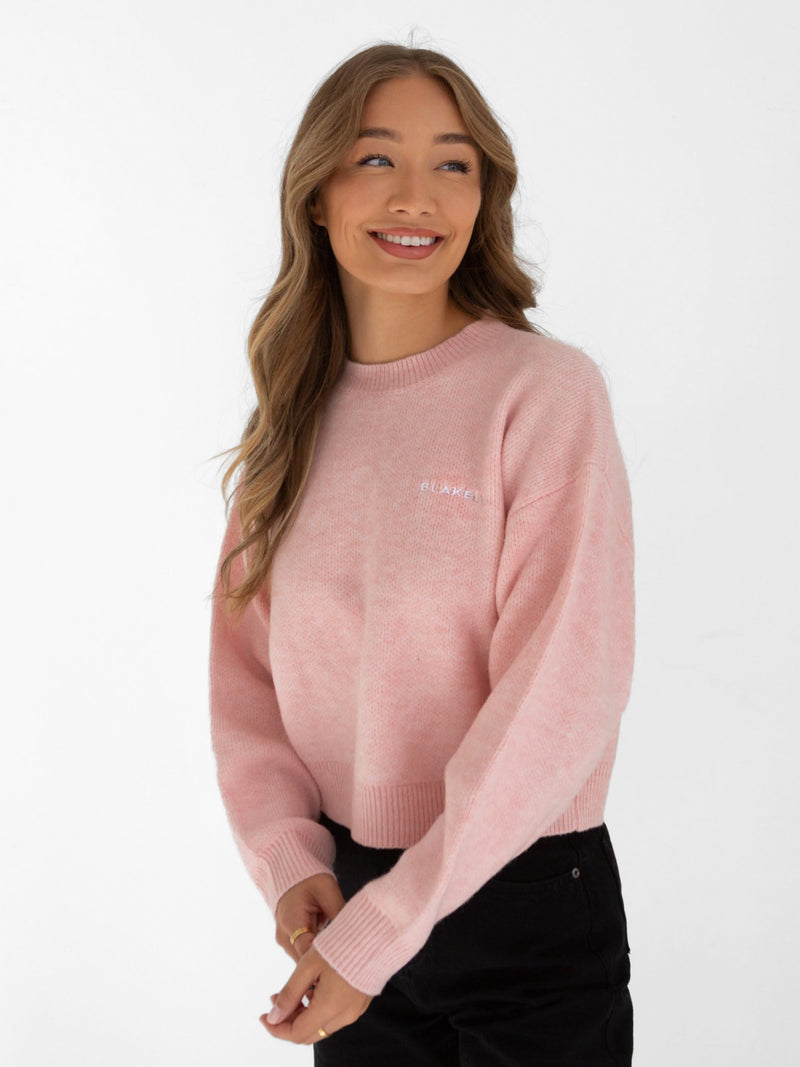 Elara Knitted Jumper - Pink