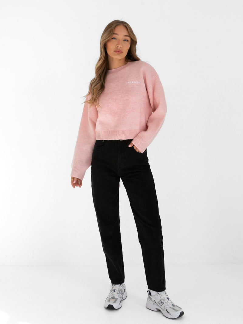 Elara Knitted Jumper - Pink