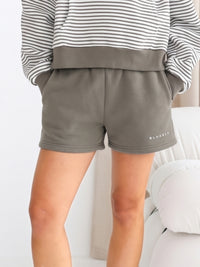Isabel Jogger Shorts - Safarigrün
