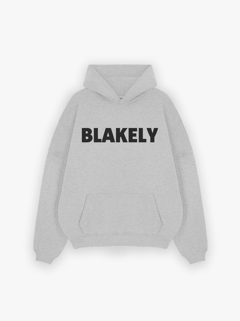Studio Relaxed Hoodie - Marl Grey
