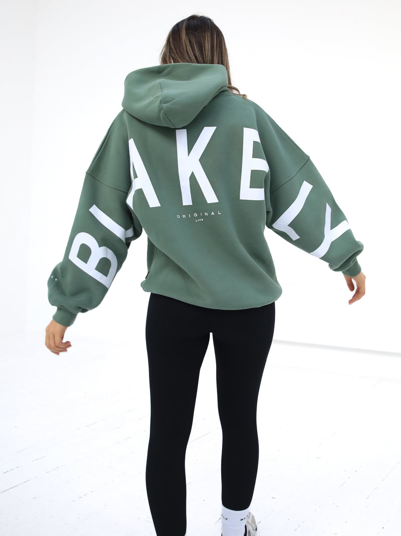 Isabel Oversized Hoodie - Green