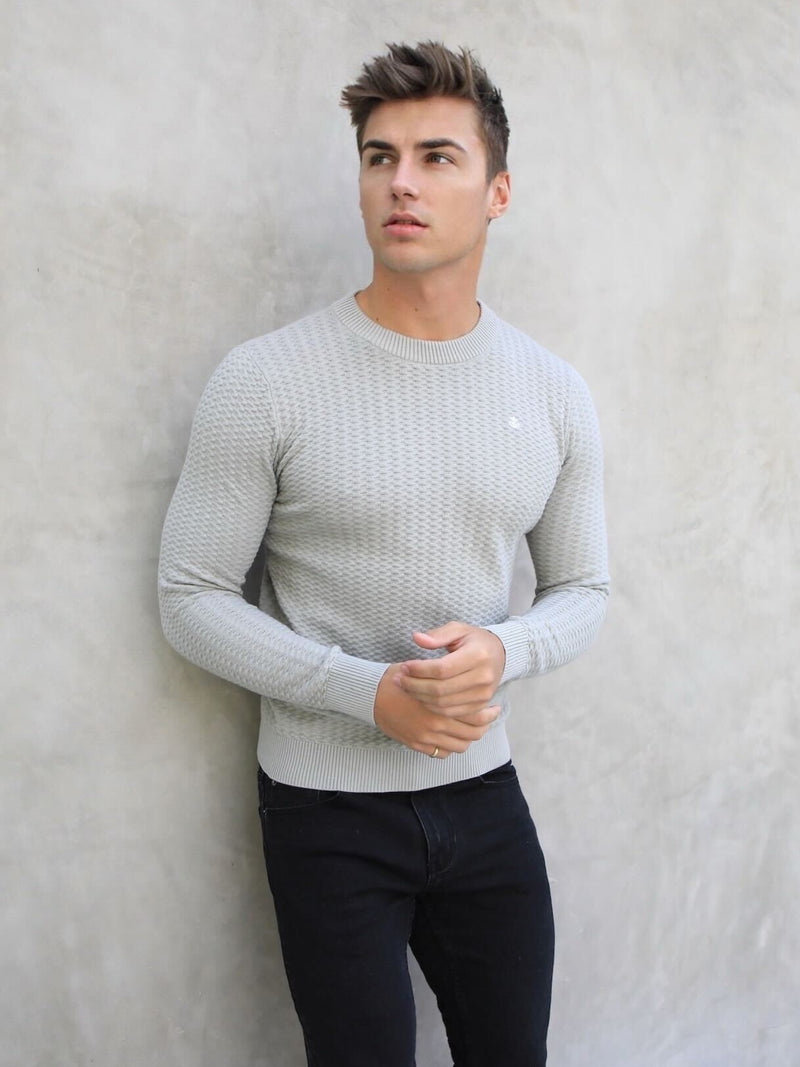 Moreno Relaxed Jumper - Light Stone