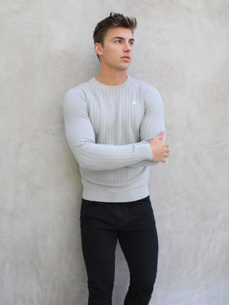 Moreno Relaxed Jumper - Light Stone