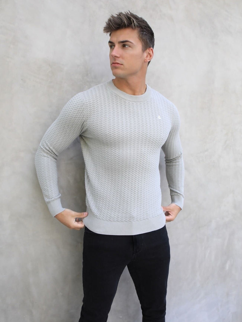 Moreno Relaxed Jumper - Light Stone