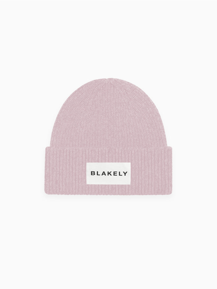 Label Knit Beanie - Altrosa