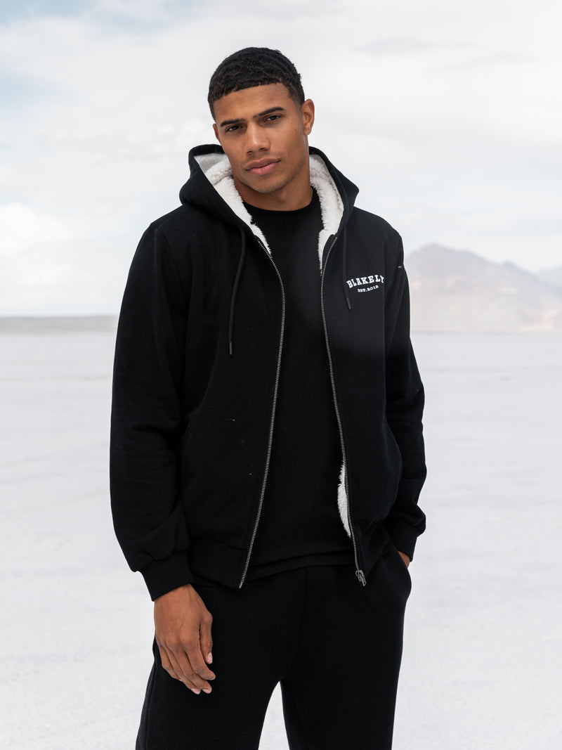 Heritage Zip Up Hoodie - Zwart