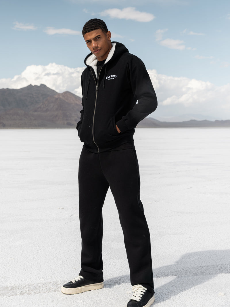 Heritage Zip Up Hoodie - Zwart