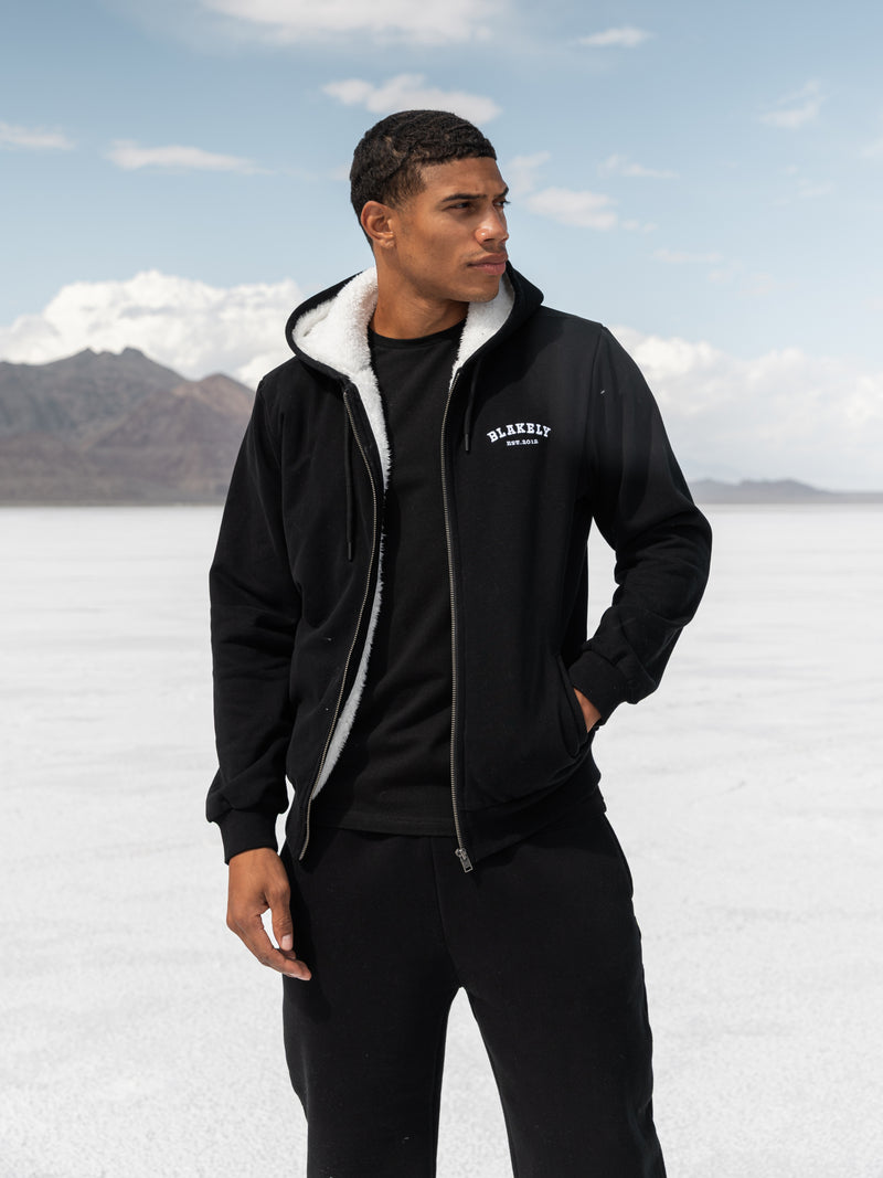 Heritage Zip Up Hoodie - Zwart