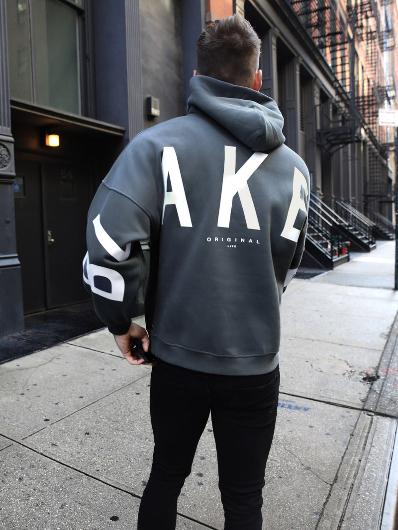 Idris Oversized Hoodie - Blau