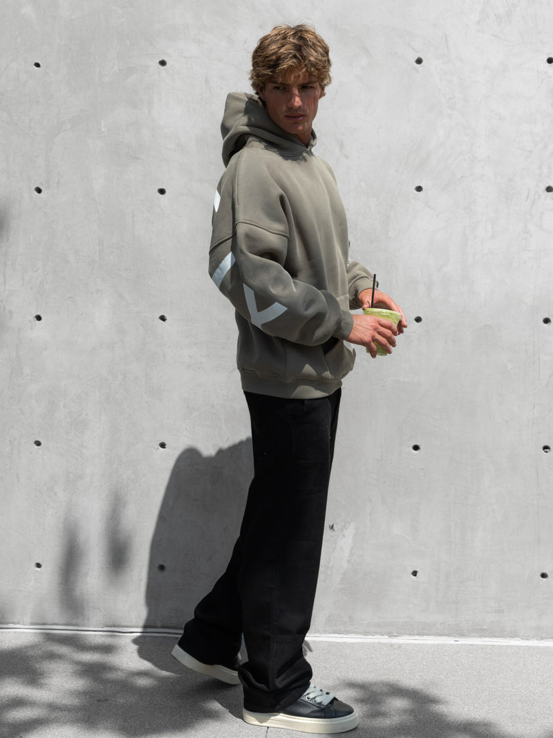 Idris Oversized Hoodie - Vert Safari