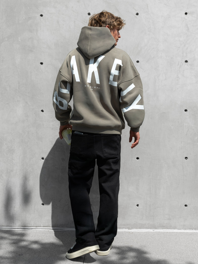 Idris Oversized Hoodie - Vert Safari