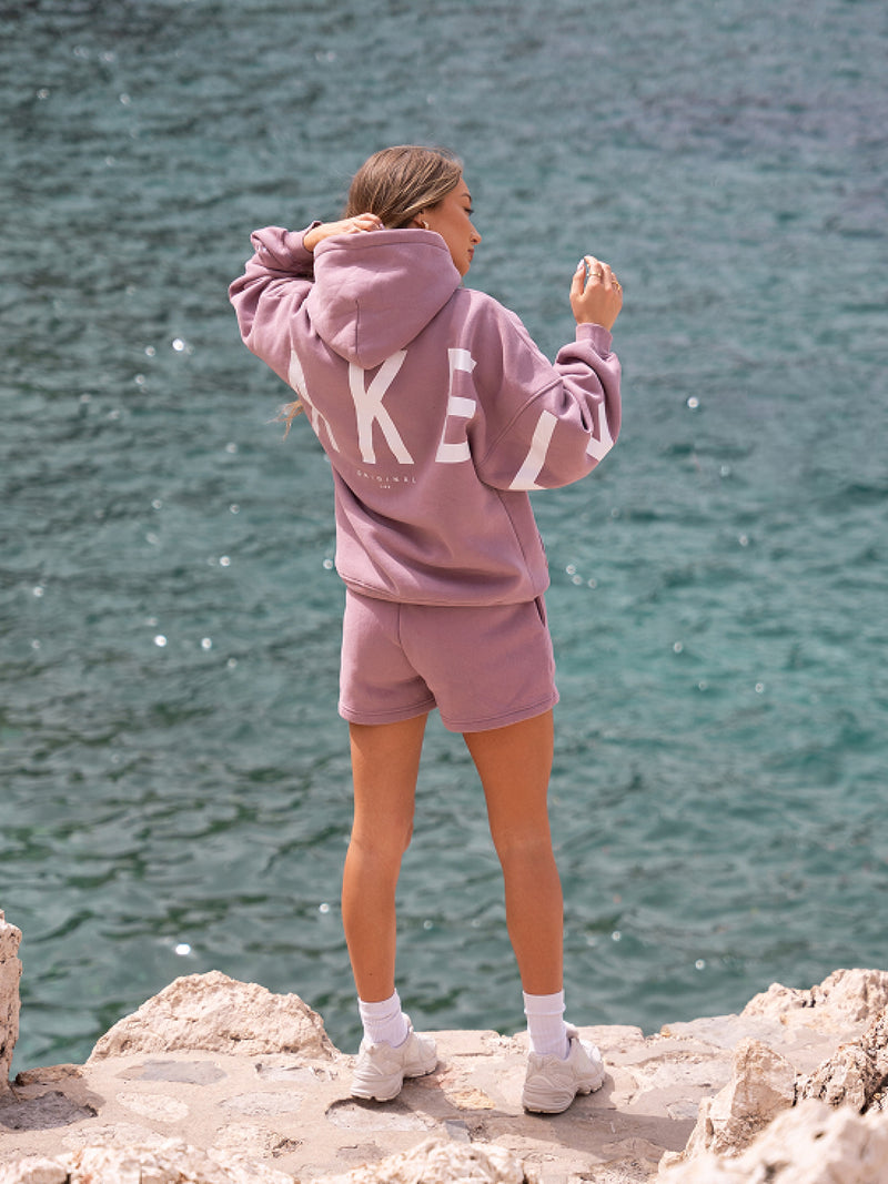 Isabel Oversized Hoodie - Staubiges Rosa