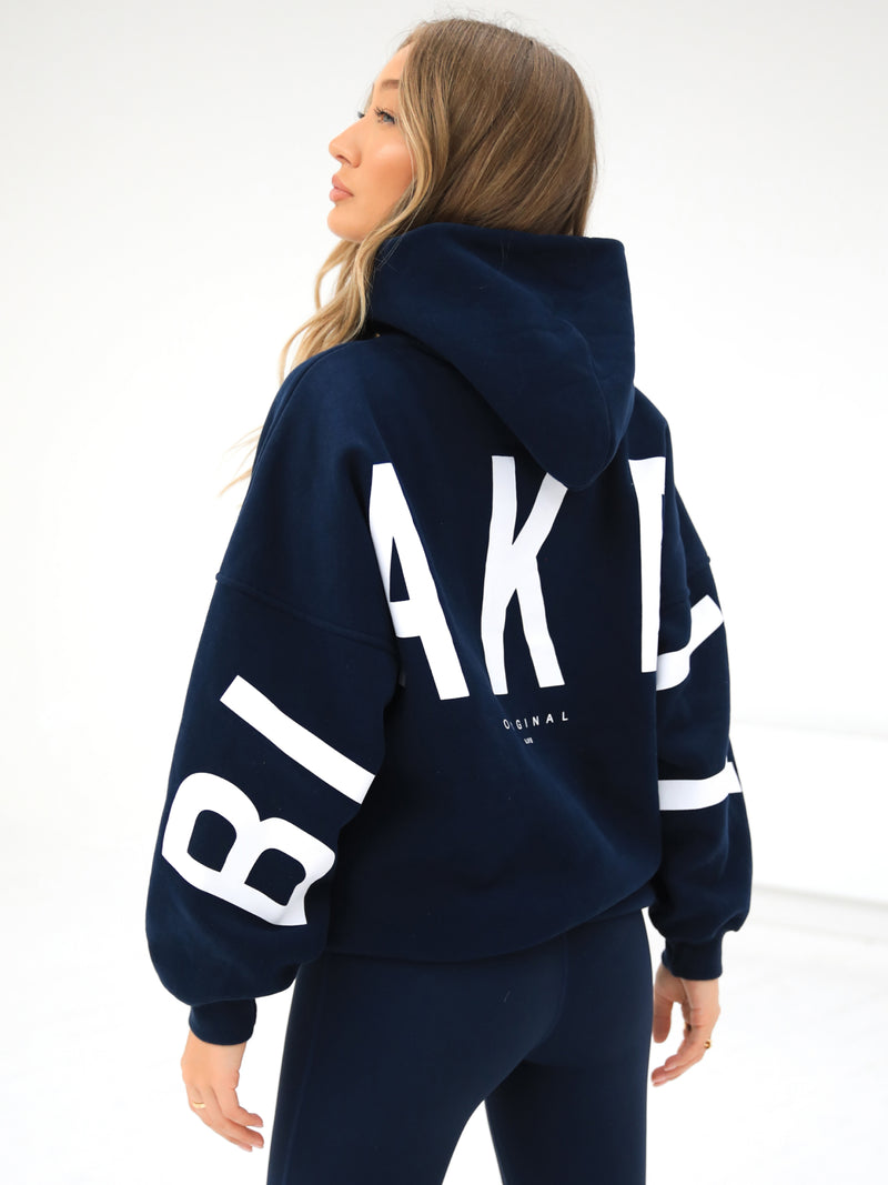 Isabel Oversized Hoodie - Navy