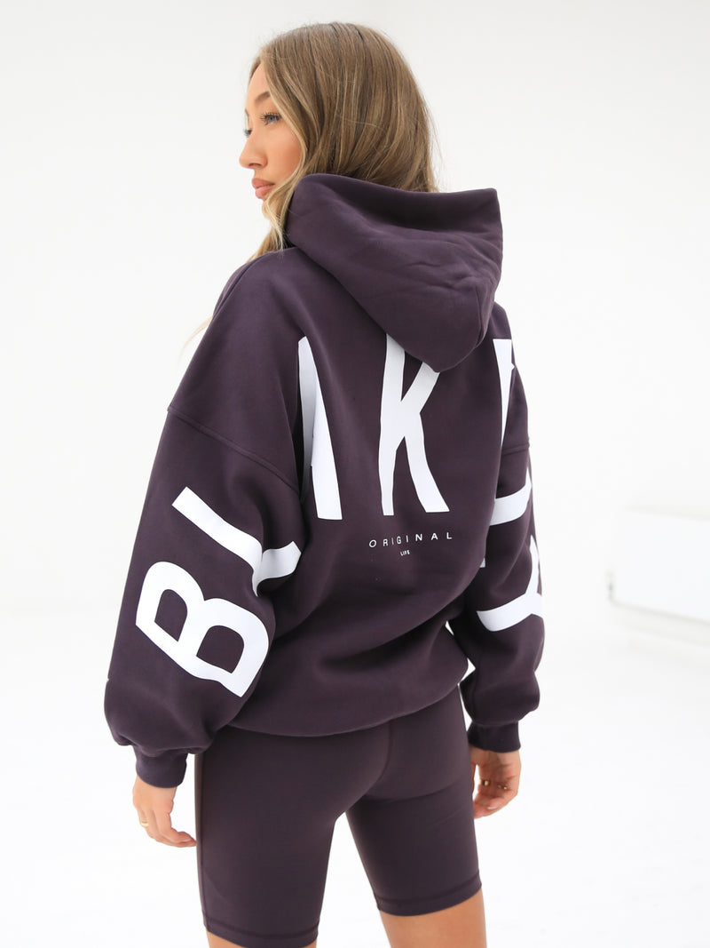 Isabel Oversized Hoodie - Plum