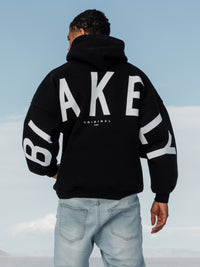 Idris Oversized Hoodie - Schwarz