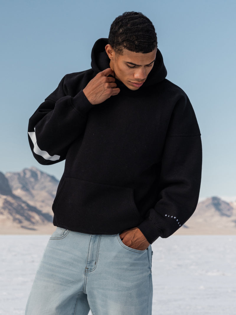 Idris Oversized Hoodie - Noire