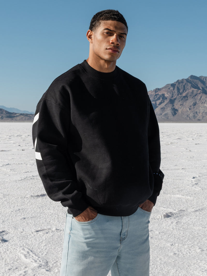 Idris Oversized Jumper - Noire