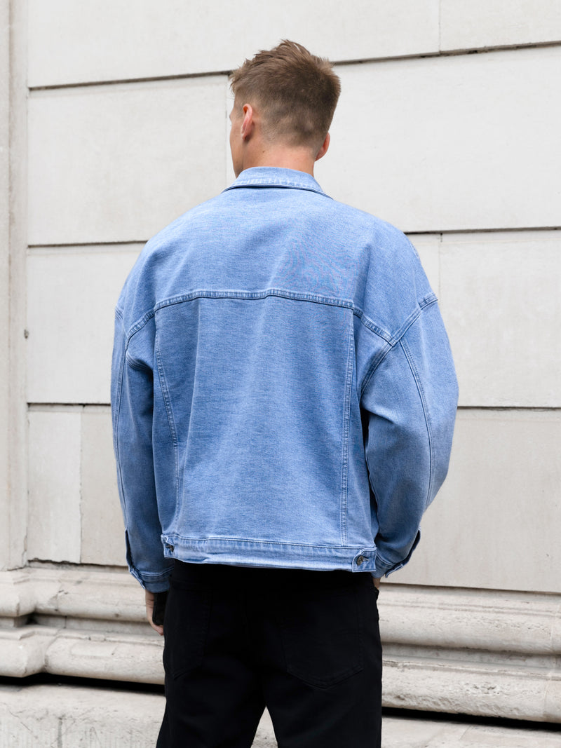 Blakely Denim Trucker Jacket - Washed Blue
