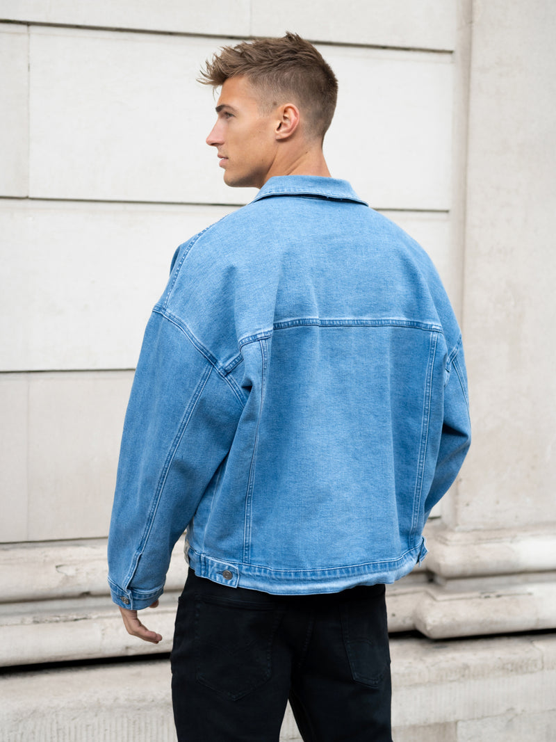 Blakely Denim Trucker Jacket - Blue