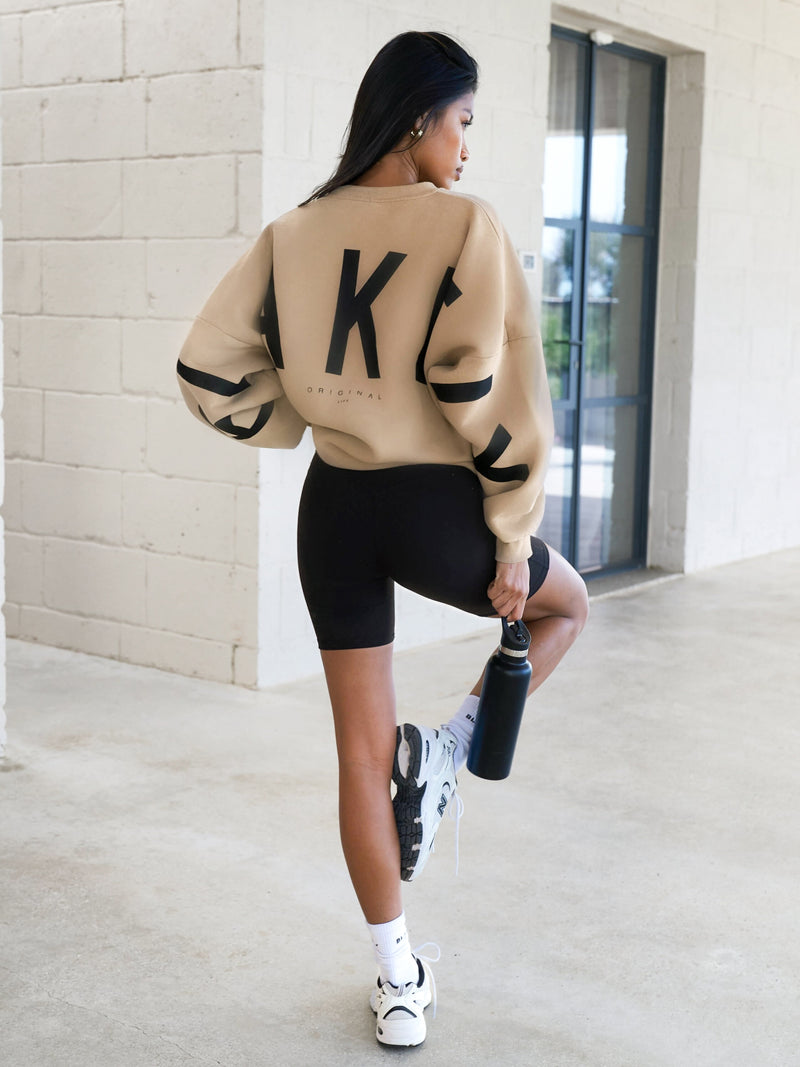 Isabel Oversized Jumper - Bräunen