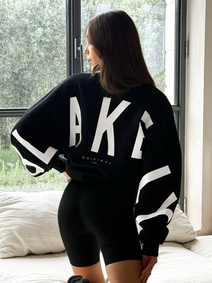 Isabel Oversized Jumper - Zwart
