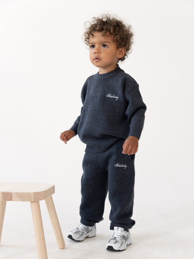 Mini Knitted Jumper - Echte Marine