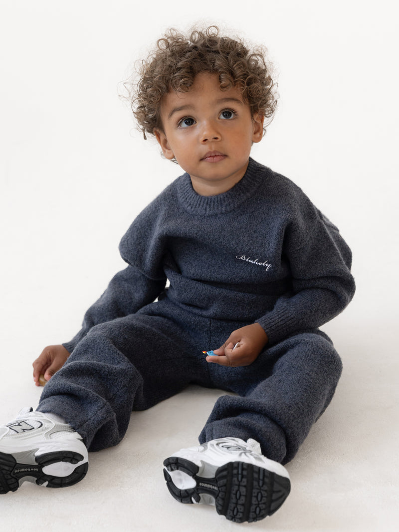 Mini Knitted Jumper - Echte Marine