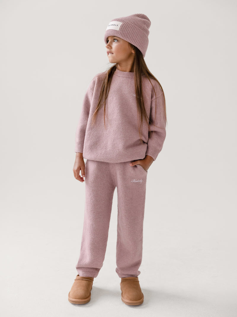Mini Knitted Jumper - Dusty Pink