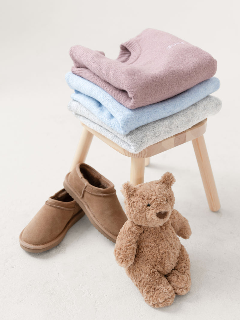 Mini Knitted Jumper - Toasted Taupe
