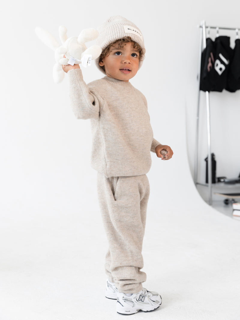 Mini Knitted Jumper - Toasted Taupe