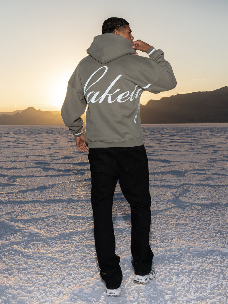 Abel Relaxed Hoodie - Safarigrün
