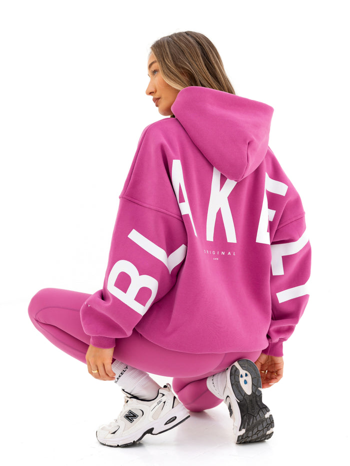 Isabel Oversized Hoodie - Rosa