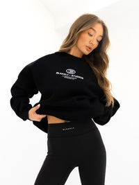Madison Oversized Jumper - Schwarz