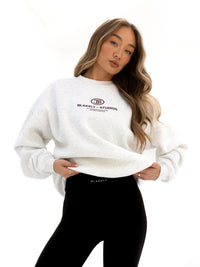 Madison Oversized Jumper - Mergelweiß