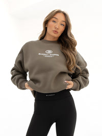 Madison Oversized Jumper - Khakibraun